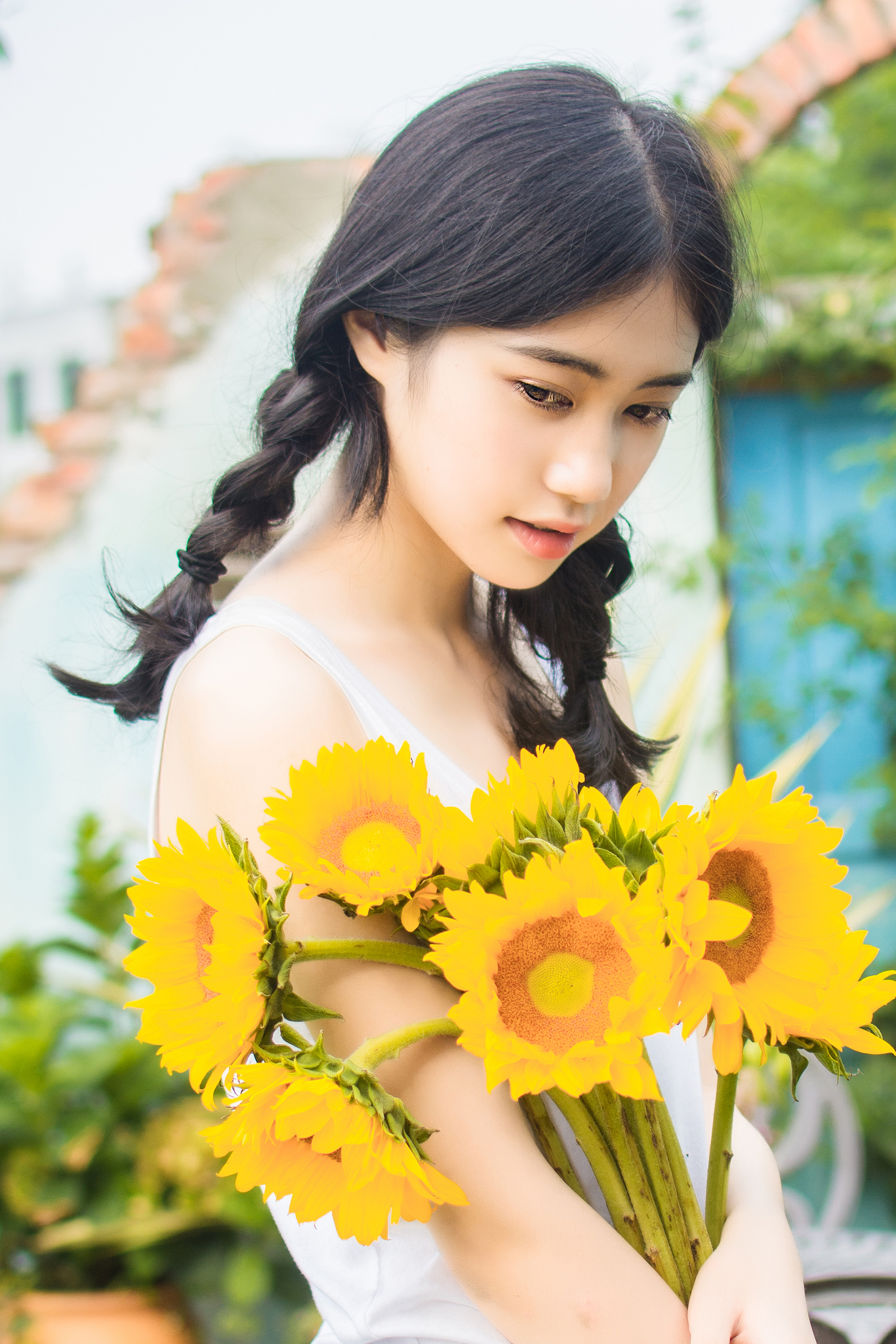 粉嫩小女生只想安静的享受时光清纯美女图片,清纯美女,