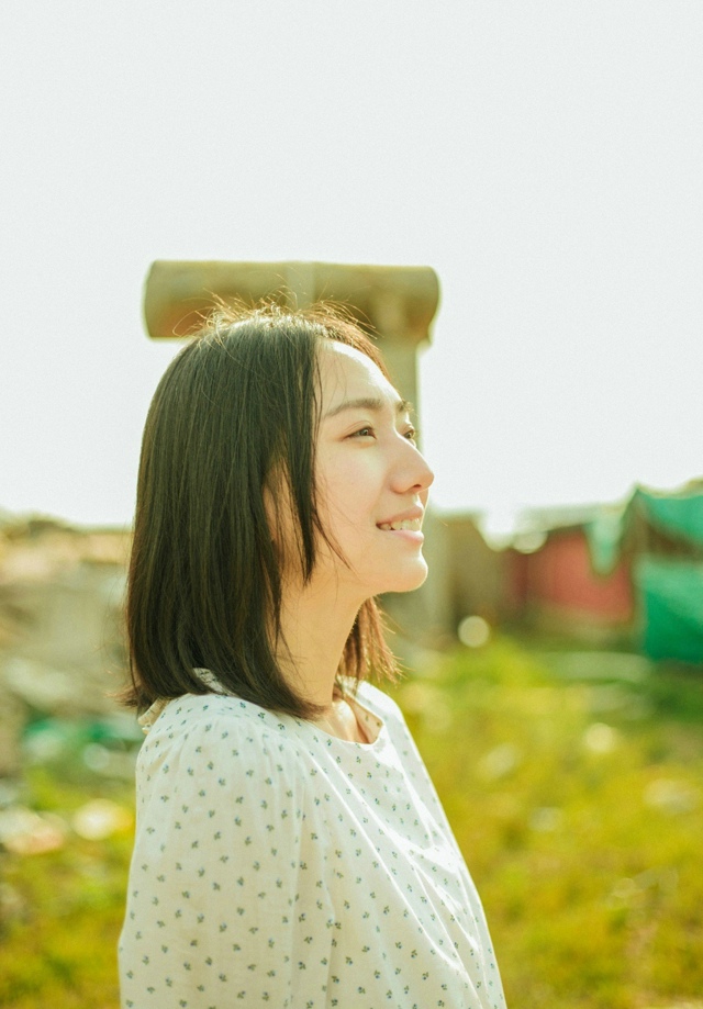 文艺小清新妹子夏天治愈系写真高清图集	,清纯美女,