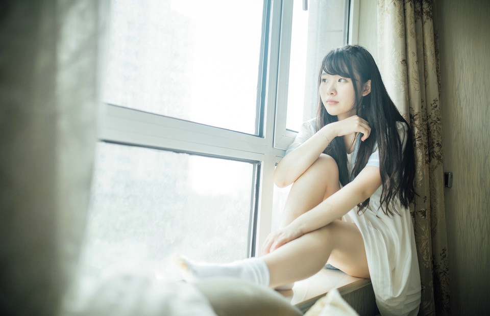 可爱少女居家私房照写真图片下载	,清纯美女,