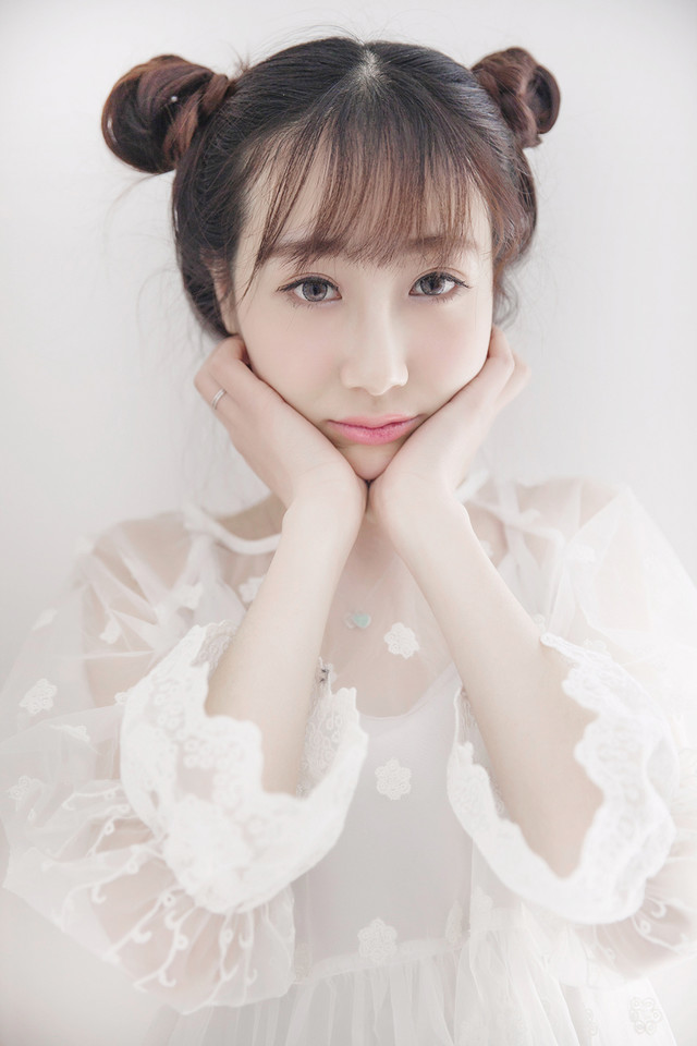 粉嫩少女俏皮可爱唯美小清新唯美写真	,清纯美女,